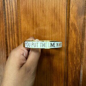 Kate Spade "You Put The Lime In My Coconut" Bangle